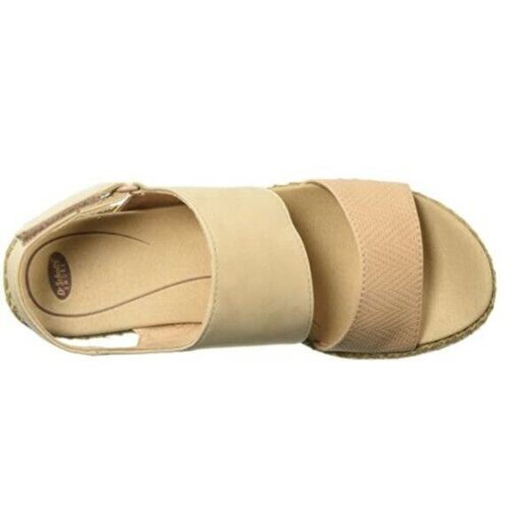 DR. SCHOLL'S NIB $69 Women's Cool Vibes Espadrille Wedge Sandal Nude Size 10M - Picture 6 of 8